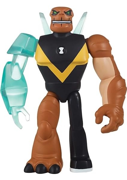 10 Aksiyon Figürleri - Omni-Glitch Heroes Diamondhead-Hunmungousaur modelleri