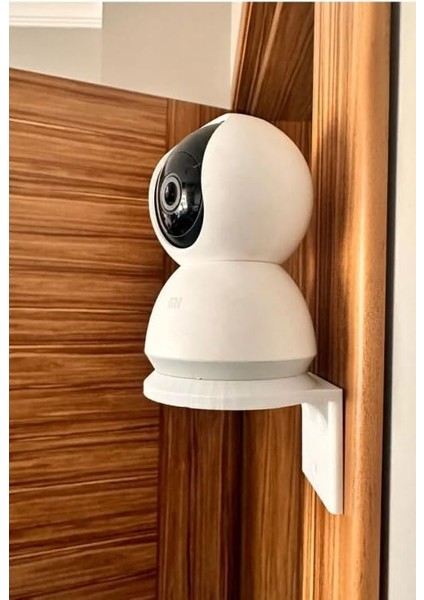 Kamera Stand, 1080P Wifi Kamera Tutucu, Bebek Kamera Standı, Iç Mekan Kamera Tutucu, Evcil Hayvan Kamerası Stand 360 Kamera Duvar Askı Standı Beyaz