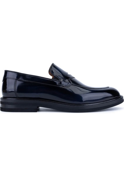 Erkek Hakiki Deri Lacivert Klasik Ayakkabı 1016 305 Erk Ayk SK25-26 Lacıvert Acma