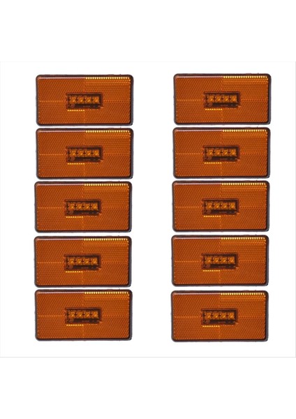 10pcs 24V Kamyon 4led Yan İşaretçi Işığı 2052119 Scania için 5 6 Seri P R Kabin G T S Serisi Kamyon Amber Gösterge Lambası (Yurt Dışından)