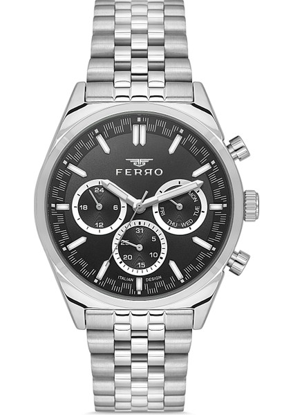 Gümüş Çelik Kordon Erkek Kol Saati LFM11647AWT-A2