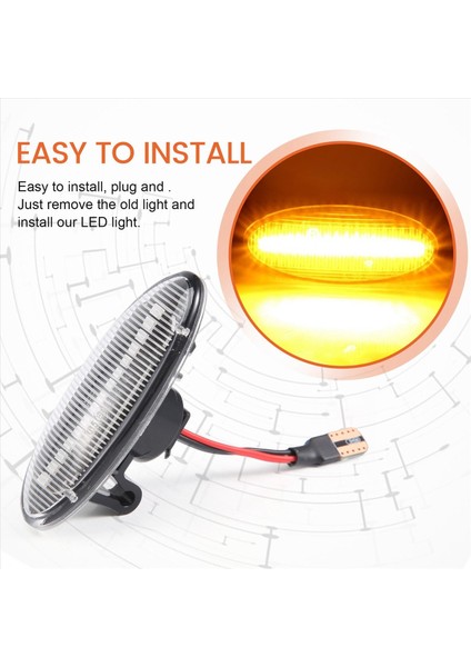 Araba Led Dinamik Yan İşaretçi Sinyal Lambası Işık Dönüş Lambası Nissan Qashqai J10 X-Trail T31 Küp Juke Yaprak Micra Beyaz (Yurt Dışından) indirimleri
