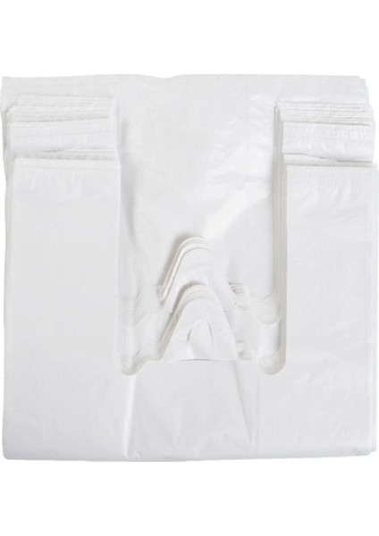 10 kg Beyaz Atlet Poşet Orta Boy 28*50 Ebatında Kalın ve Dayanıklı modelleri