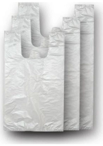 10 kg Beyaz Atlet Poşet Orta Boy 28*50 Ebatında Kalın ve Dayanıklı fırsatları