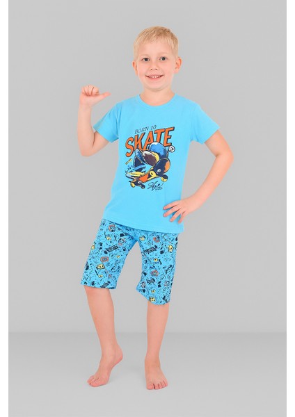 Erkek Çocuk 3'lü %100 Pamuklu 13-14-15 Yaş Pijama Takımı MODEL:102 fiyatları