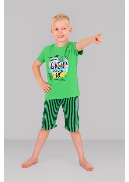 Erkek Çocuk 3'lü %100 Pamuklu 13-14-15 Yaş Pijama Takımı MODEL:102 modelleri