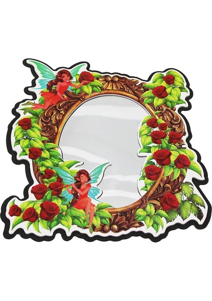 Desenli Aynalı Duvar Sticker (5148)