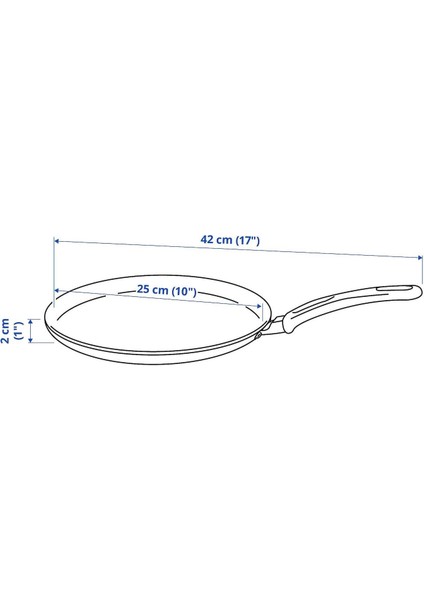 Hemlagad Krep Tavası 25 cm modelleri