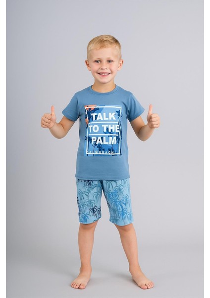 Erkek Çocuk 3'lü %100 Pamuklu 10-11-12 Yaş Pijama Takımı MODEL:104 fiyatları