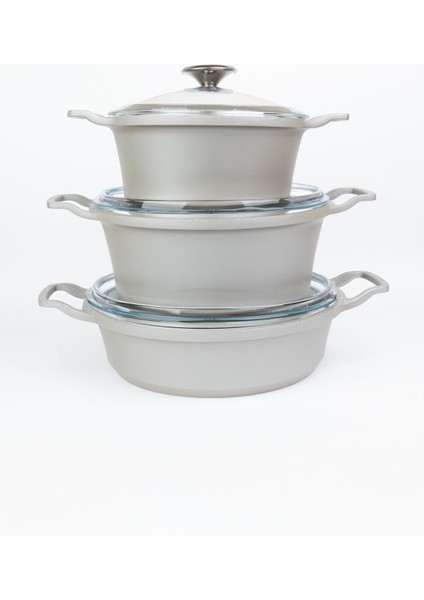 Masterchef Döküm 7 Parça Dik Kulak Tencere Seti fırsatları