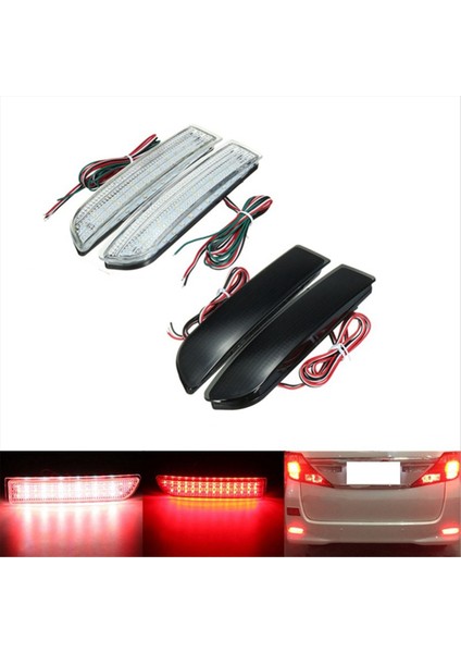 TOYOTA AVENSIS/ALPHARD MKI/RAV4 A İÇİN ARAÇ LED KAYA LIGHT PARK FREN ARKA TAMPLAY REFFERUCT LAMBA (Yurt Dışından) fırsatları