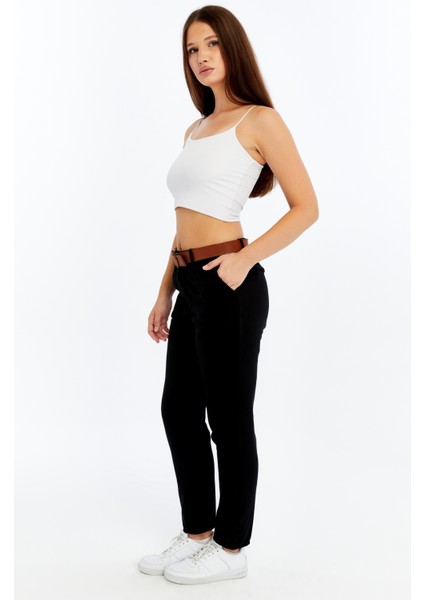 Kadın Yüksek Bel Dar Paça Siyah Pantolon – Günlük & Şık Kombinler Için modelleri