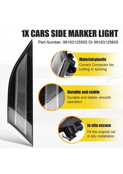 Ön yan işaret ışıkları Porsche için Çamurluk Işık Yaprak lambası 991 981 718 Boxster Cayman Turbo 2012+ Sol 99163125505 (Yurt Dışından) fırsatları