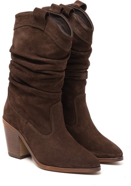 Kadın Çizme RC-25K-001-R17300 John May Kahve Süet 7 modelleri