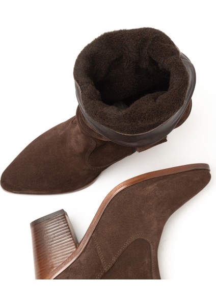 Kadın Çizme RC-25K-001-R17300 John May Kahve Süet 7