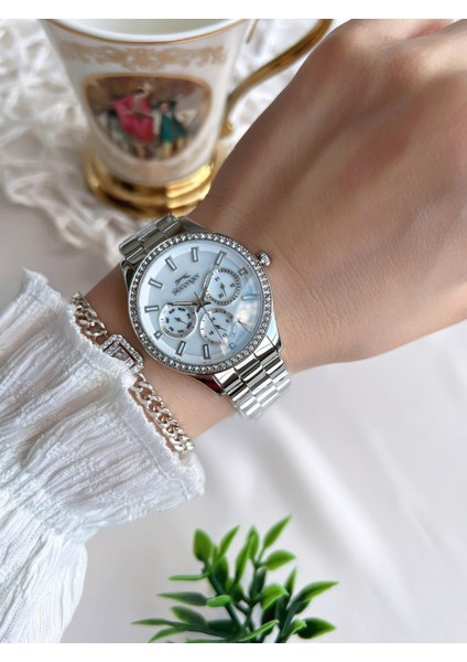 Yeni Sezon Elite Model 50 mt Suya Dayanıklı Bileklik Hediyeli Kadın Kol Saati VS.BLKT.0627 fiyatları