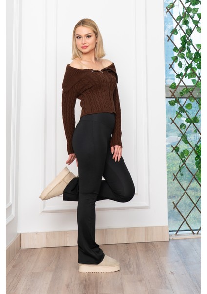 Madonna Yaka Fermuarlı Triko Kısa Hırka 34256 modelleri