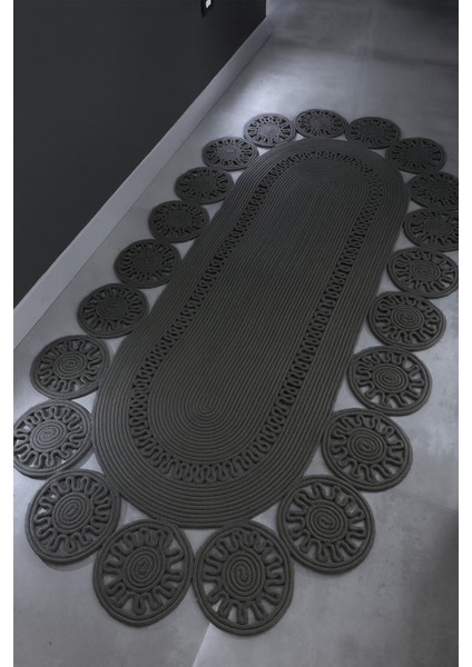 Marguerite Özel Tasarım Hasır Jüt Kilim – Koridor, Antre ve Salon Halısı Yolluk