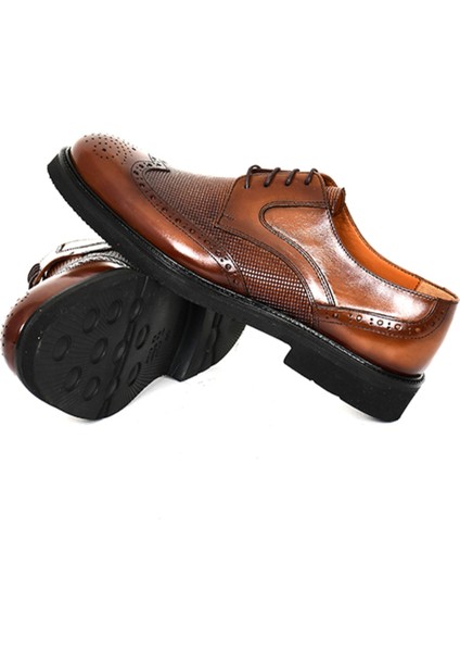 Hakiki Deri Oxford Kahverengi Erkek Ayakkabı - Eva Taban E643 indirimleri