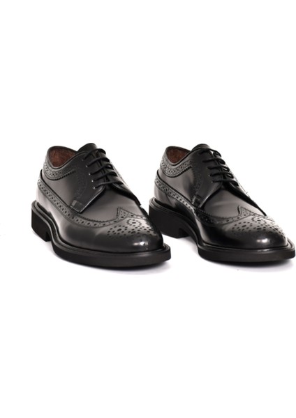 Hakiki Deri Siyah Oxford Erkek Ayakkabı - Eva Taban Dnc E906 fiyatları