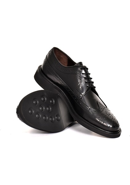 Hakiki Deri Siyah Oxford Erkek Ayakkabı - Eva Taban Dnc E906 modelleri