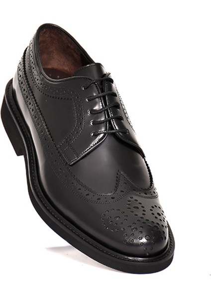 Hakiki Deri Siyah Oxford Erkek Ayakkabı - Eva Taban Dnc E906 indirimleri