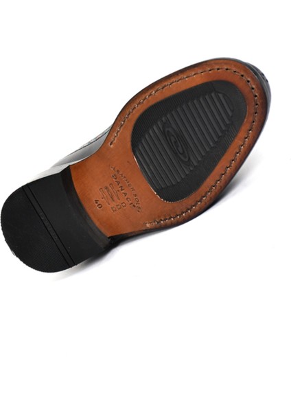 Hakiki Deri Siyah Oxford Erkek Ayakkabı - Kösele Taban indirimleri