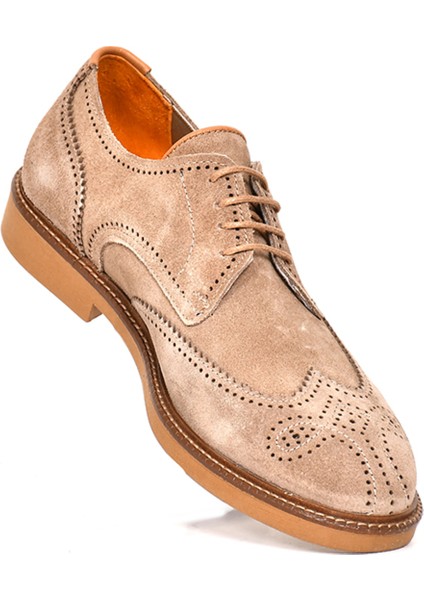 Hakiki Süet Deri Oxford Erkek Ayakkabı Termo Taban Bağcıklı - 242024 fiyatları