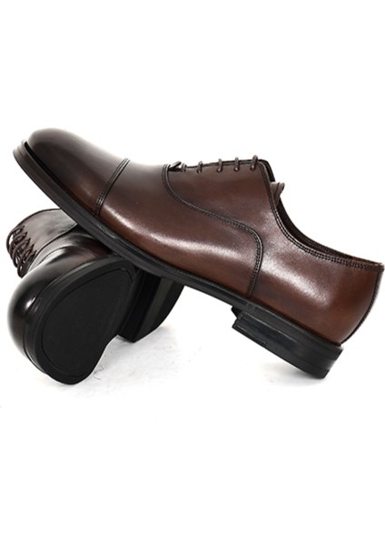 Hakiki Deri Oxford Model Erkek Ayakkabı Kauçuk Taban - Tuna 5305 indirimleri