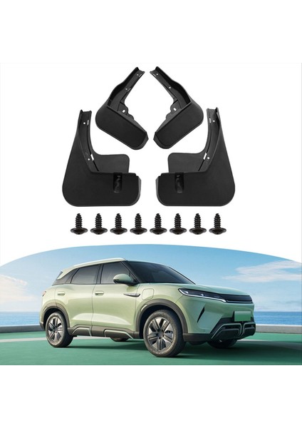 4pcs araba çamurluk çamur fleps sıçrama çamur koruyucusu fender byd yuan yukarı 2024 araba aksesuarları (Yurt Dışından) fiyatları