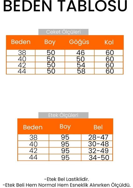 Fırfırlı Ceket Etek Kot Ikili Takım 1638 - Mavi modelleri