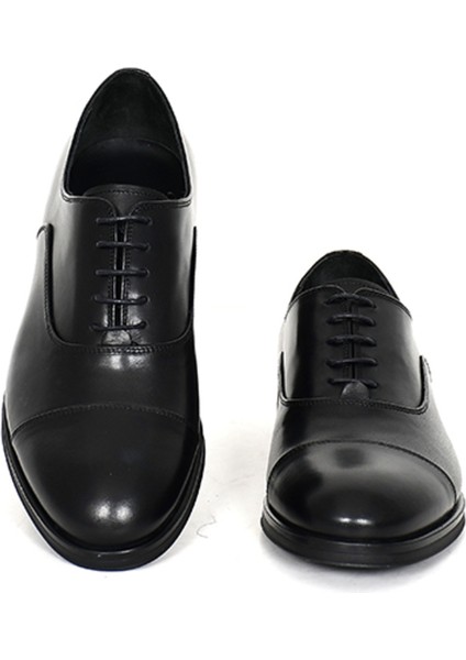 Hakiki Deri Oxford Siyah Erkek Ayakkabı Kauçuk Taban - 5305 modelleri