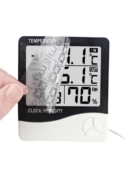 Dijital Termometre Problu Oda Termometresi Sıcaklık ve Nem Ölçer Iç Mekan Termometresi modelleri