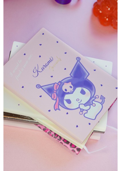 Kuromi Smyth Flexy Vegan Deri Defter – 13X18 Cm, Çizgili, Koleksiyon Kapaklar fiyatları