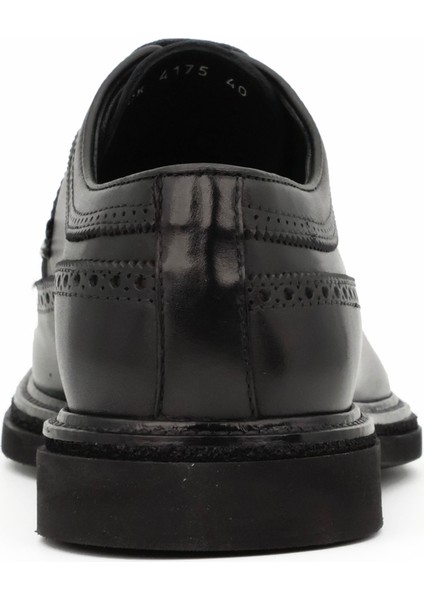 Hakiki Deri Siyah Oxford Erkek Ayakkabı Eva Taban - 04175 fırsatları