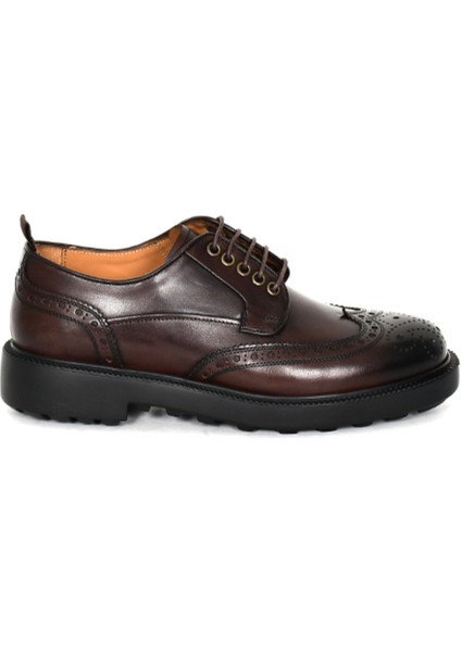 Hakiki Deri Oxford Model Erkek Ayakkabı Eva Taban - Tuna 3817
