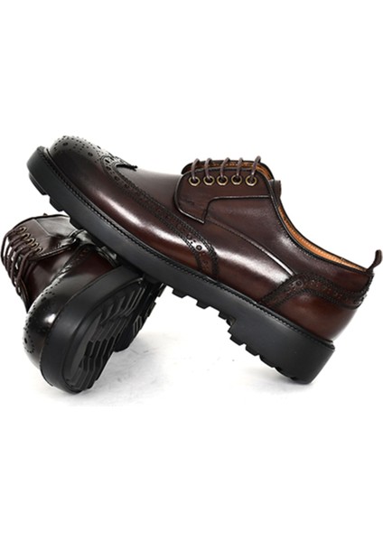 Hakiki Deri Oxford Model Erkek Ayakkabı Eva Taban - Tuna 3817 indirimleri