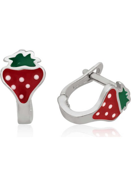 925 Ayar Gümüş Çilek Çocuk Küpesi T3906 (802802) fiyatları