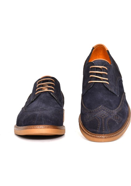 Hakiki Süet Deri Oxford Erkek Ayakkabı Termo Taban Bağcıklı - 242024 modelleri