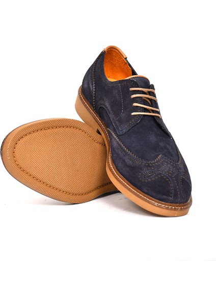 Hakiki Süet Deri Oxford Erkek Ayakkabı Termo Taban Bağcıklı - 242024 fırsatları
