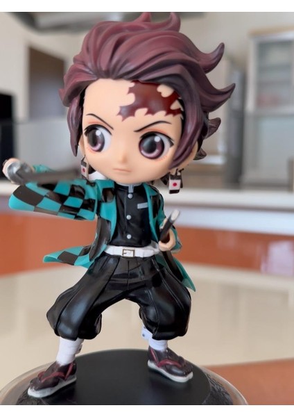 Demon Slayer: Kimetsu No Yaiba Tanjiro Kamado Anime Karakter Figür Oyuncak Koleksiyonluk Biblo 15 cm fırsatları