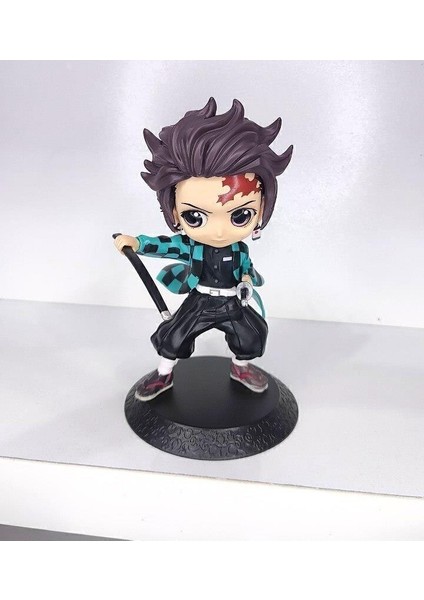 Demon Slayer: Kimetsu No Yaiba Tanjiro Kamado Anime Karakter Figür Oyuncak Koleksiyonluk Biblo 15 cm indirimleri
