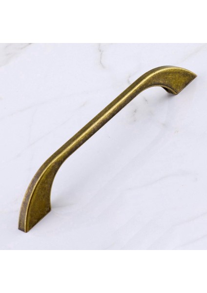 Mobilya Mutfak Dolabı Dolap Kulpu Kulbu Kulpları 128 mm - 12.8 cm Eskitme Antik Sarı Metal indirimleri