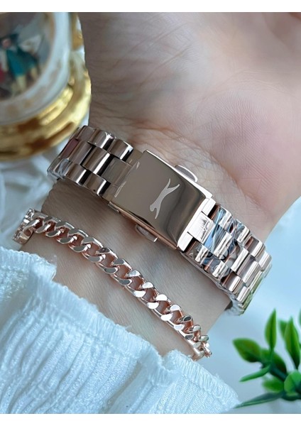 Yeni Sezon Elite Model 50 mt Suya Dayanıklı Bileklik Hediyeli Kadın Kol Saati VS.BLKT.0628 modelleri