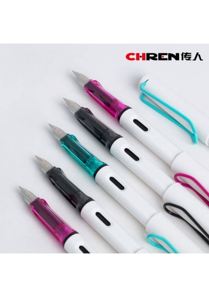 Chren 3882 Dolma Kalem, Ef Uç, Şık Beyaz Gövde, 3 Renk Seçeneği indirimleri