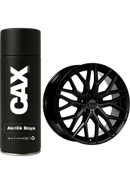 Metalik Siyah Araba Jant Sprey Akrilik Özel Yapım Sprey Boya 400 ml