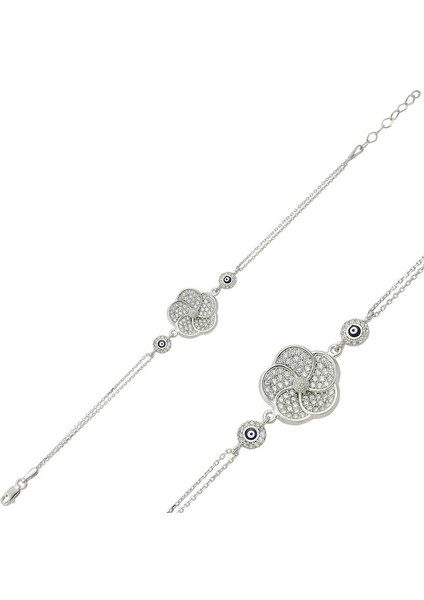 925 Ayar Gümüş Papatya Bileklik BR0460319 (802802)