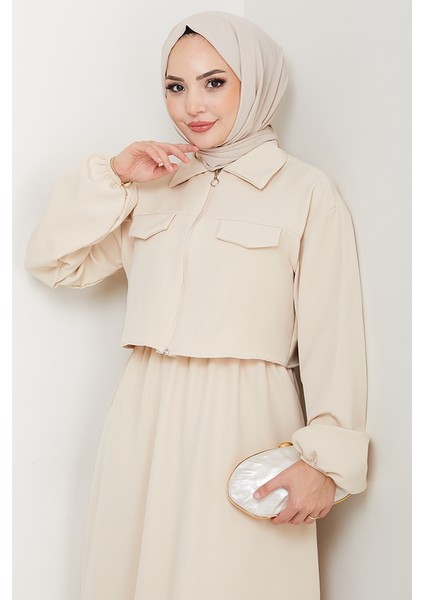 Ceket Elbise Ikili Takım 1433 - Bej fiyatları