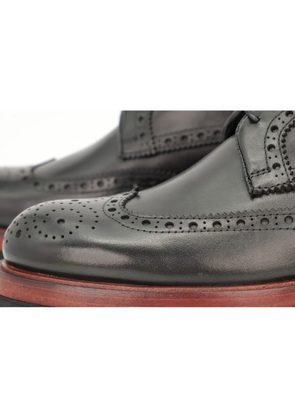 Hakiki Deri Oxford Model Erkek Ayakkabı Eva Taban - Tuna 3523