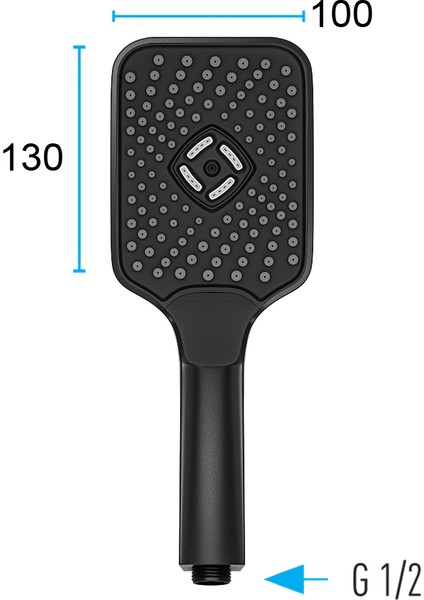 | Valtemo Kireç Önleyicili, Fonksiyonlu, Butonlu El Duşu modelleri